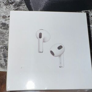 Apple White Wireless Earbuds 3rd Generation brand new never opened box